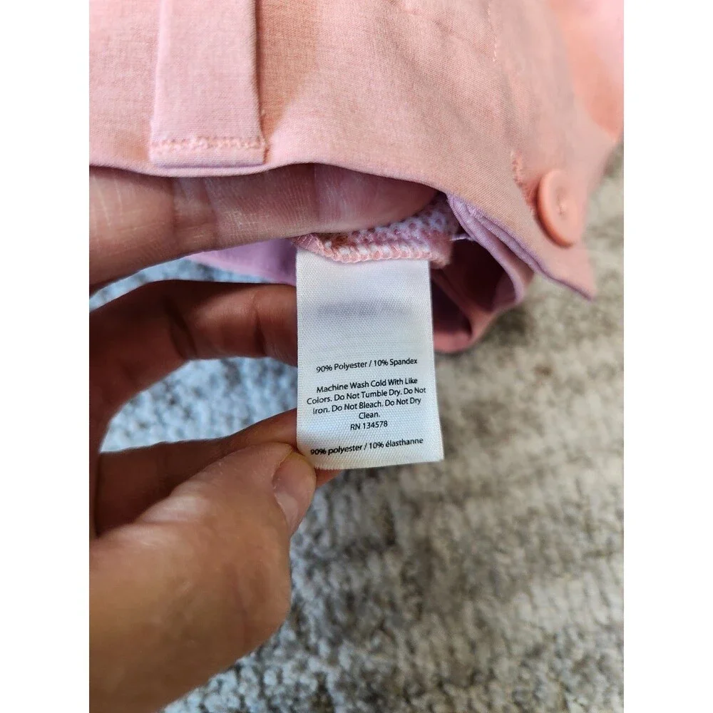 Vineyard Vines Performance Club Boy's Salmon Pink Chino Shorts Size 8